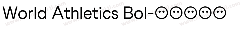 World Athletics Bol字体转换